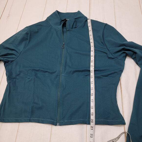 Victoria's secret on point crop green fitted jacket - Picture 4 of 8